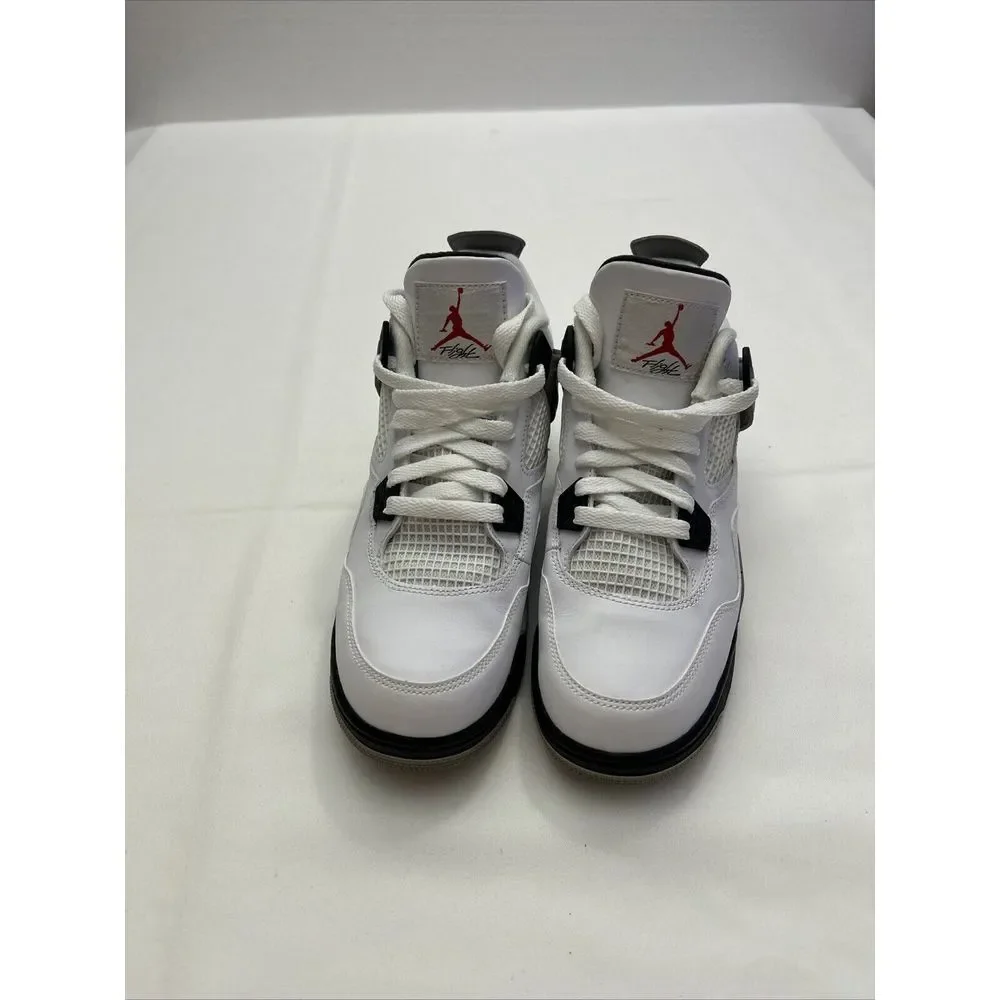 Nike Air Jordan 4 Golf Shoes Men's Size 6.5/ Wmns 8🔥 White‎ Cement CU9981 100